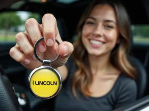 Lincoln Portachiavi Personalizzati Lucidi Metallo Elegante